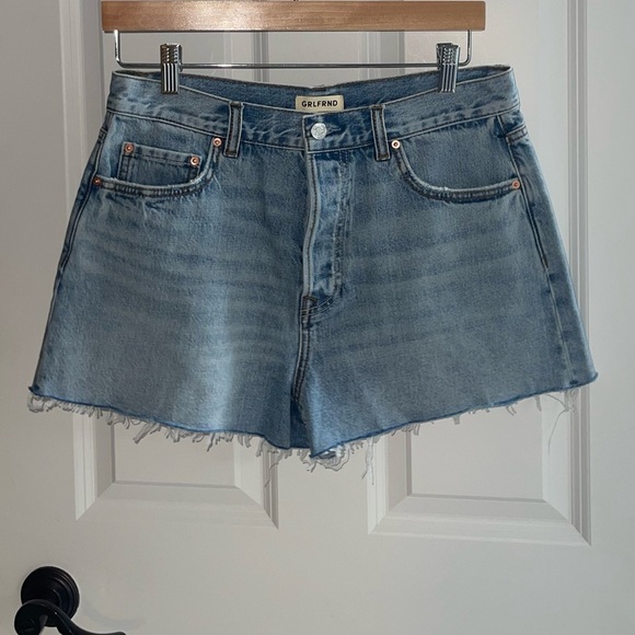 NEW GRLFRND Charlie Low Rise Baggy Cut Off Short in Fairfax North {$165} Sz 27 - Picture 7 of 14